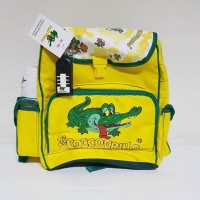 IL COCCODRILLO ZAINO SCUOLA VINTAGE ANNI 80 NUOVA RARA UNICA SUL WEB
